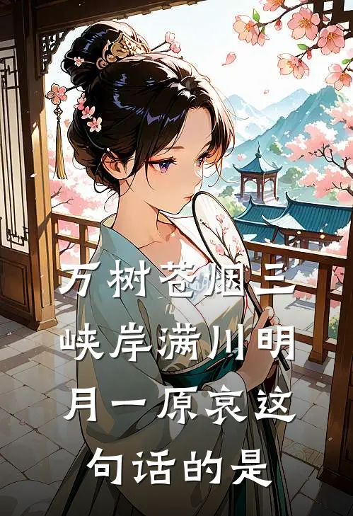 万树苍烟 三峡岸满川 明月一原哀 这句话的是