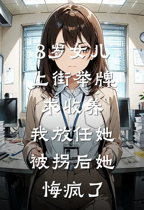 8岁女儿上街举牌求收养，我放任她被拐后她悔疯了