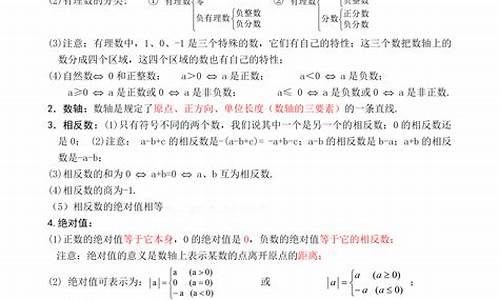 七上数学初中知识点总结(七年级上册数学知识点总结)(图1)